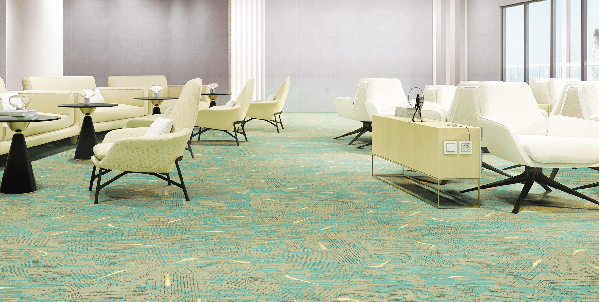 Waterproof Floor Carpet Tiles for Office